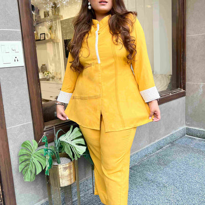 Mustard Pintex Coord Set