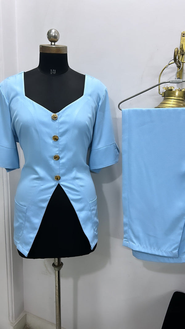Sky Blue Coord Set