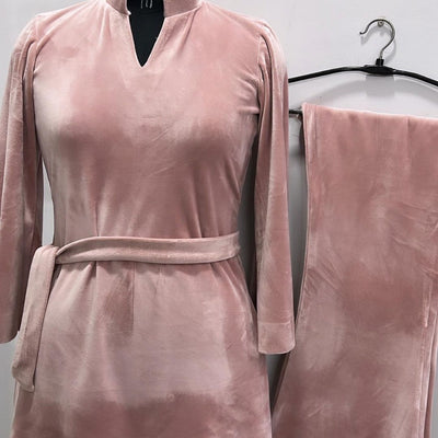 Nude Velvet Coord