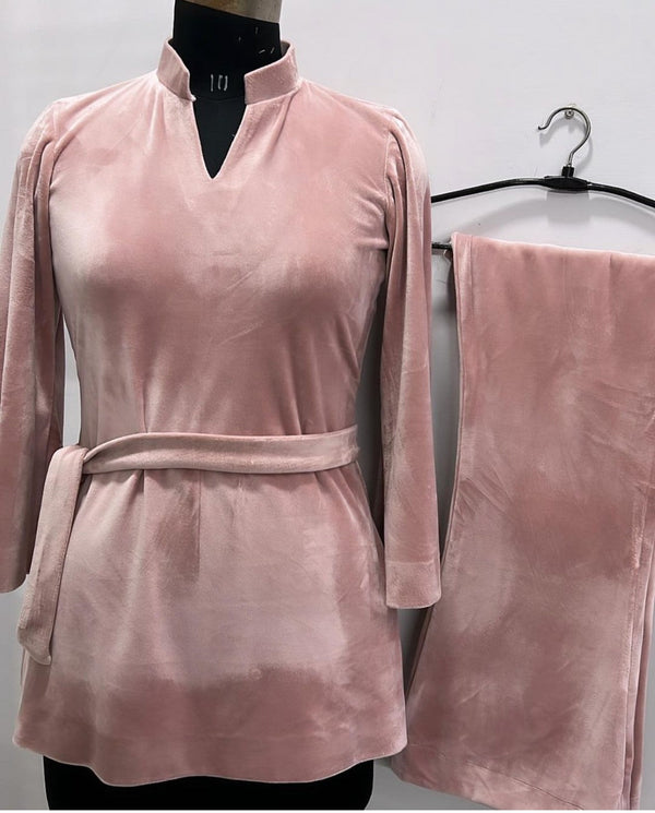 Nude Velvet Coord