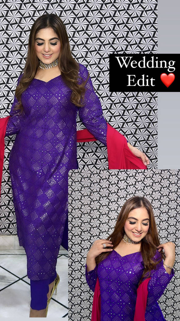Purple Suit Set