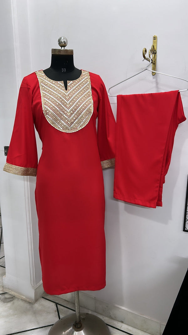 Red Suit Set