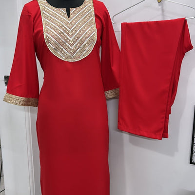 Red Suit Set